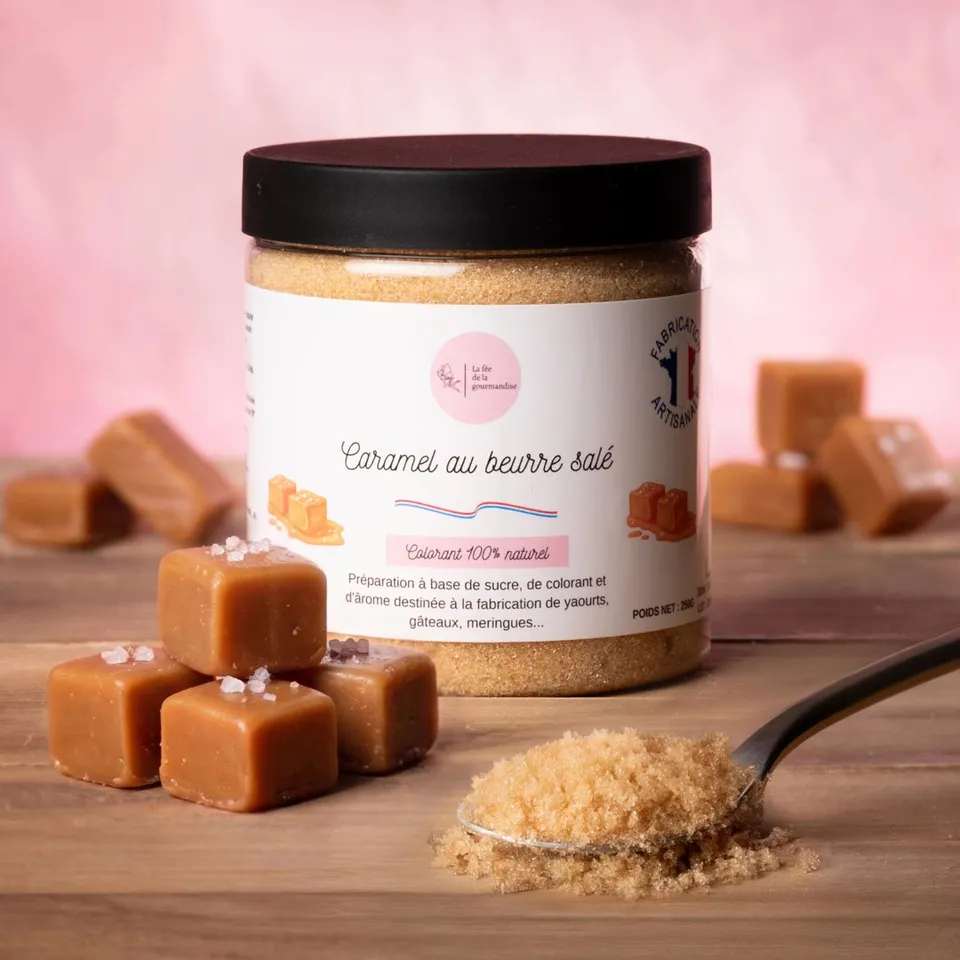 La fée de la gourmandise Caramel Beurre Salé sucre 50g