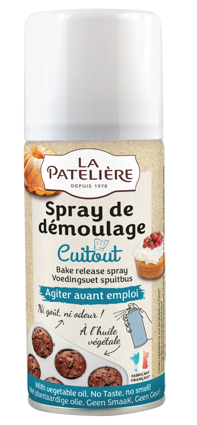 La Patelière Secrets de pâtissiers spray graisse démoulage