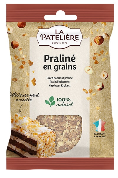 La Patelière Secrets de pâtissiers Praliné en grains croquant