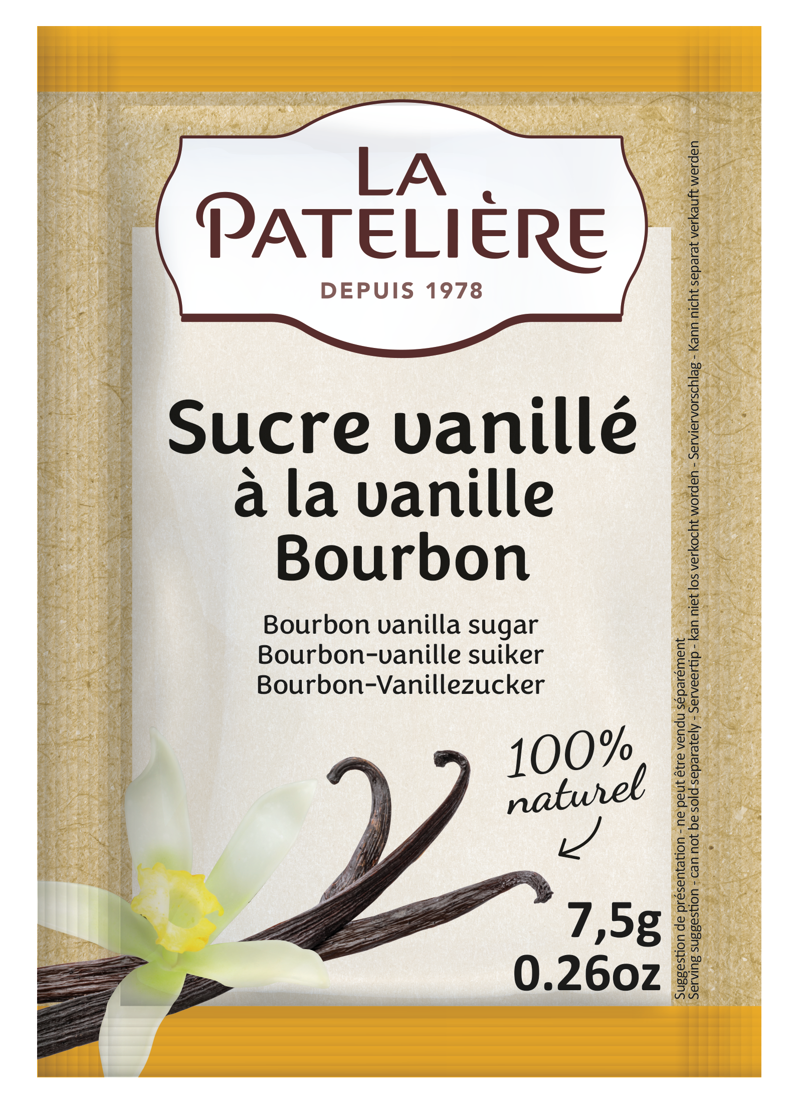 La Patelière Vanilles et épices sucre vanillé Bourbon