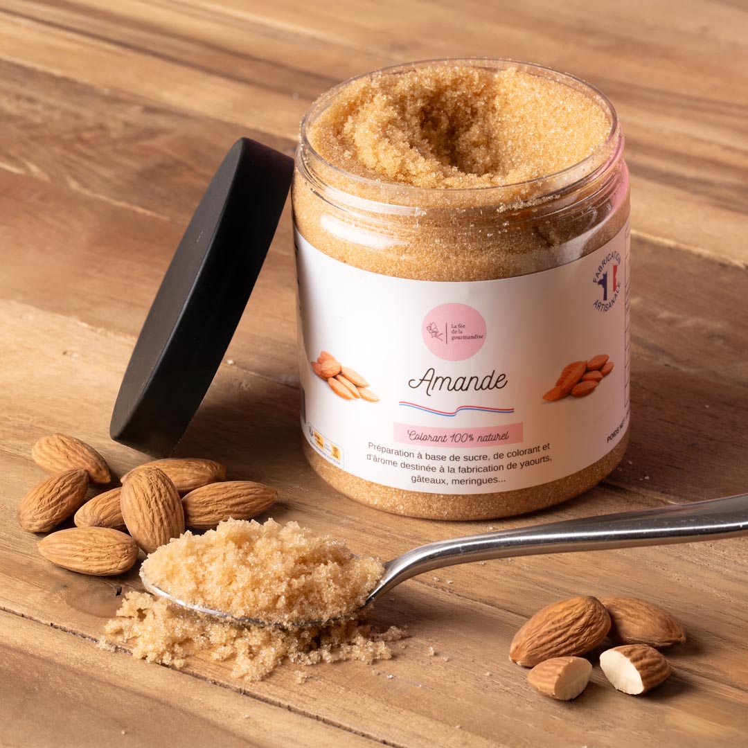 La fée de la gourmandise Sucre aromatisé amande sucre 50g doux