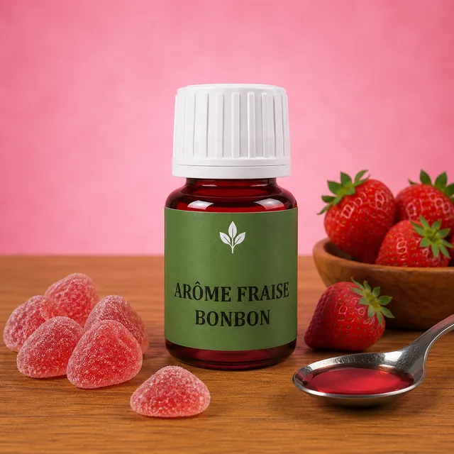La fée de la gourmandise arôme fraise bonbon naturel 58 ml