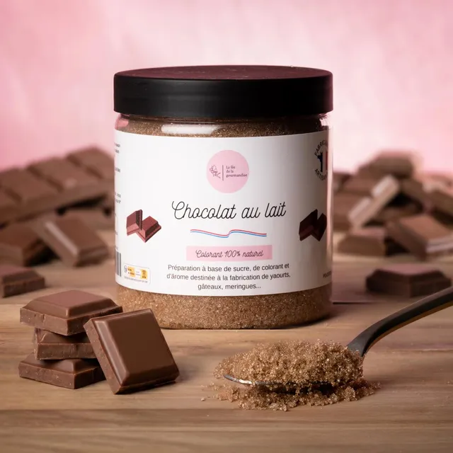La fée de la gourmandise sucre chocolat au lait baby pot 50g