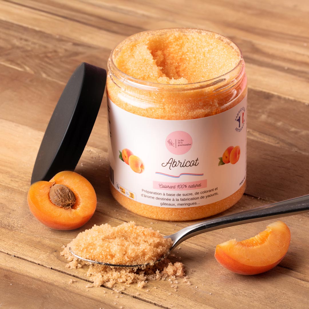 La fée de la gourmandise Sucres aromatisés Abricot sucre parfumé Baby pot 50G