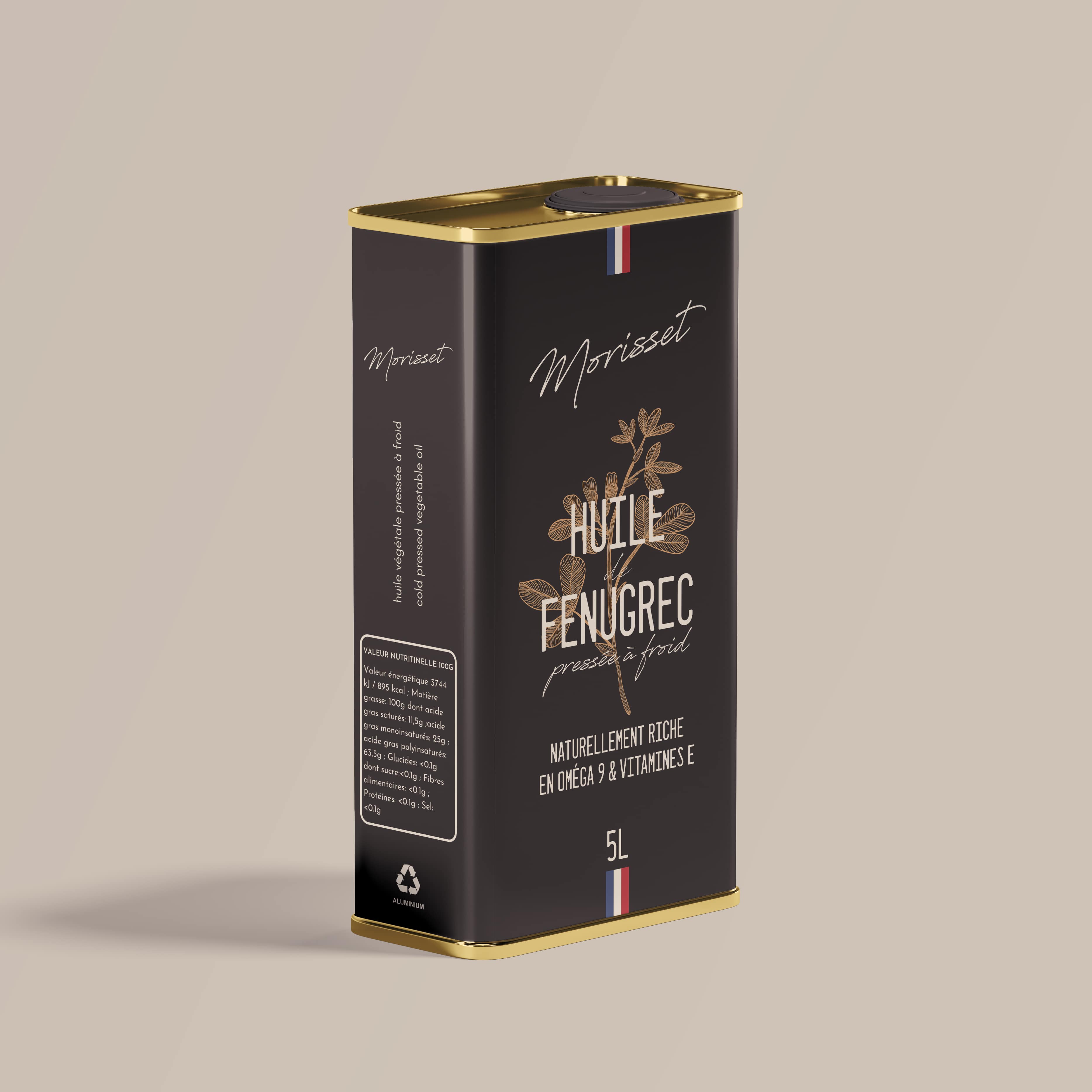 Huilerie Morisset Huile Fenugrec pressée à froid 0,75 L