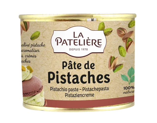 La Patelière Secrets de pâtissiers pâte de pistache naturelle