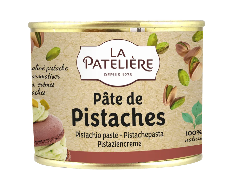 La Patelière Secrets de pâtissiers pâte de pistache naturelle