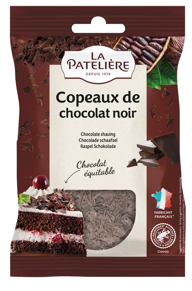 La Patelière Chocolats Chocolate Sprinkles copeaux décor