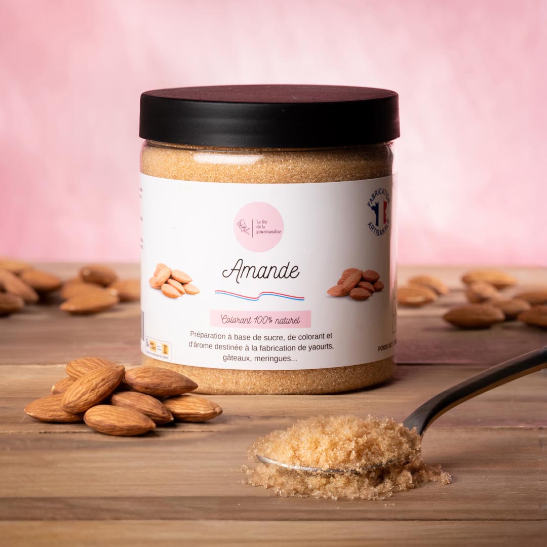 La fée de la gourmandise Sucre aromatisé amande sucre 50g doux