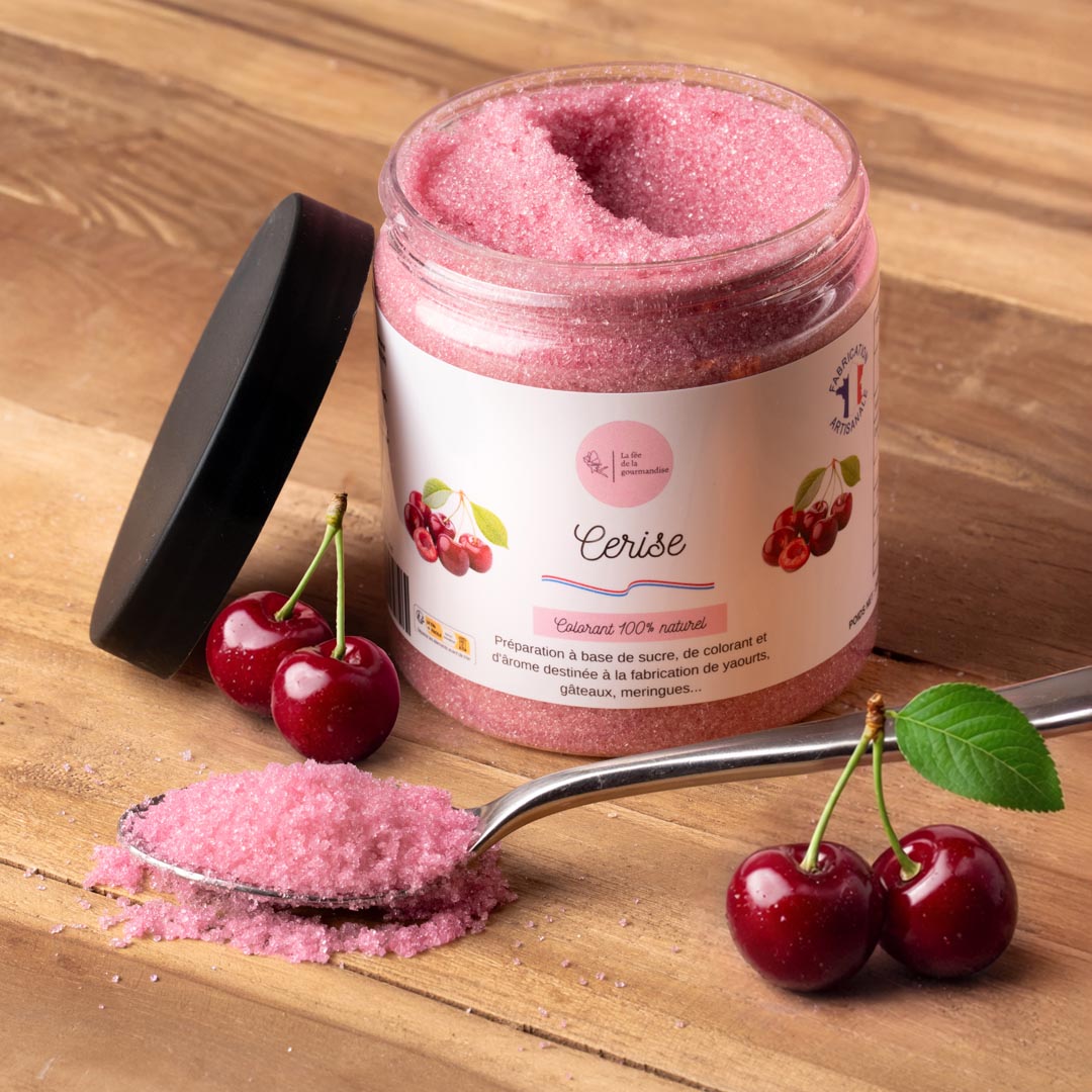 La fée de la gourmandise Cerise sucre aromatisé fruité 50 g