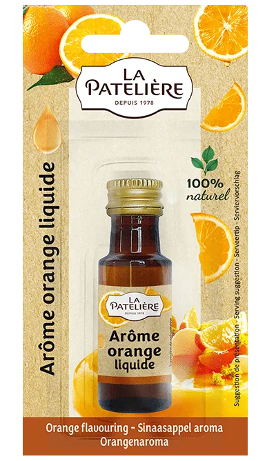 La Patelière Arômes arôme naturel orange pâtisserie