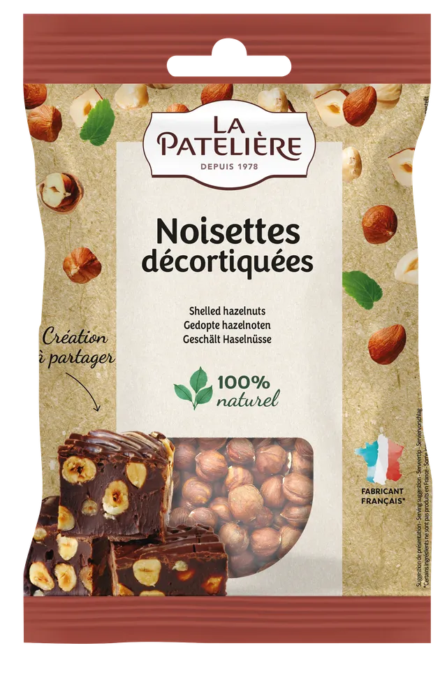 La Patelière Fruits secs Noisettes décortiquées bio pâtisserie