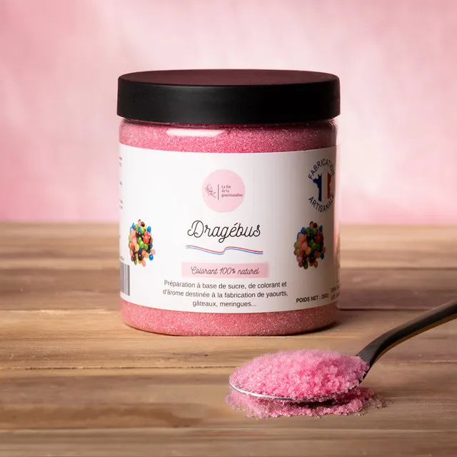 La fée de la gourmandise Dragébus sucre parfumé baby pot 50g