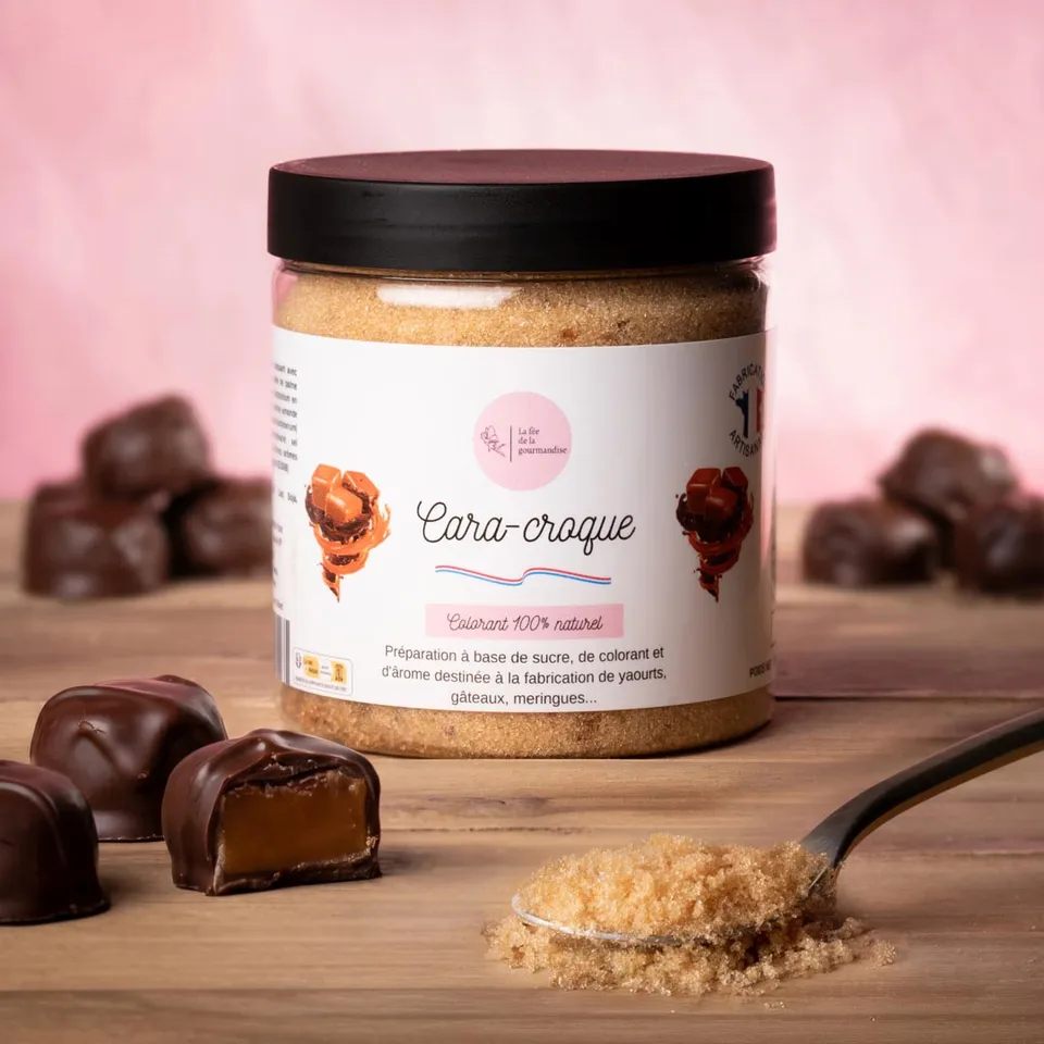La fée de la gourmandise Sucres aromatisés Cara-croque sucre caramel Baby 50G