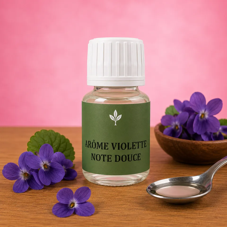 La fée de la gourmandise Arôme violette flacon 58 ml note douce