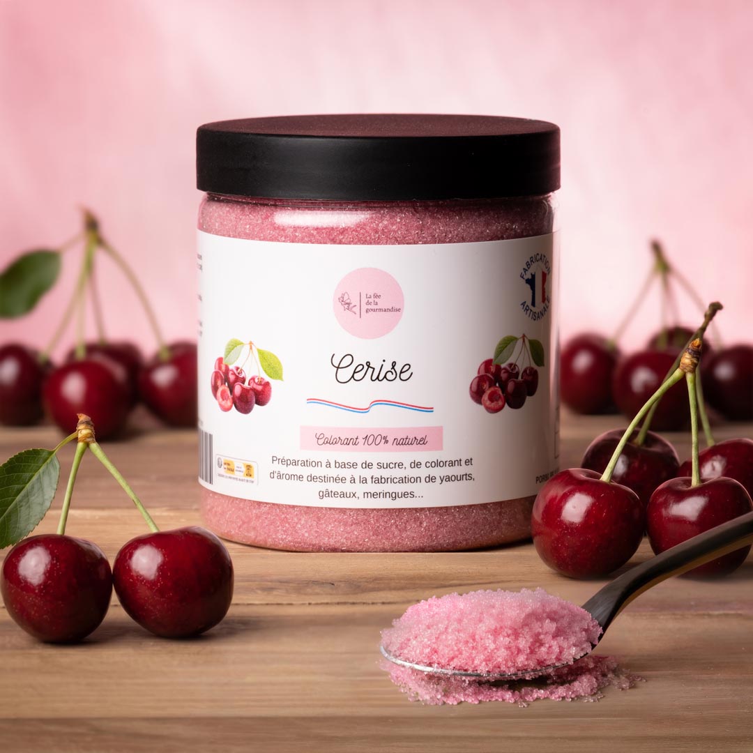 La fée de la gourmandise Cerise sucre aromatisé fruité 50 g