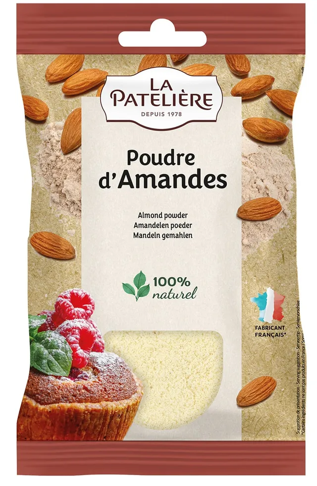 La Patelière Poudre d'amandes blanches mondées moulues