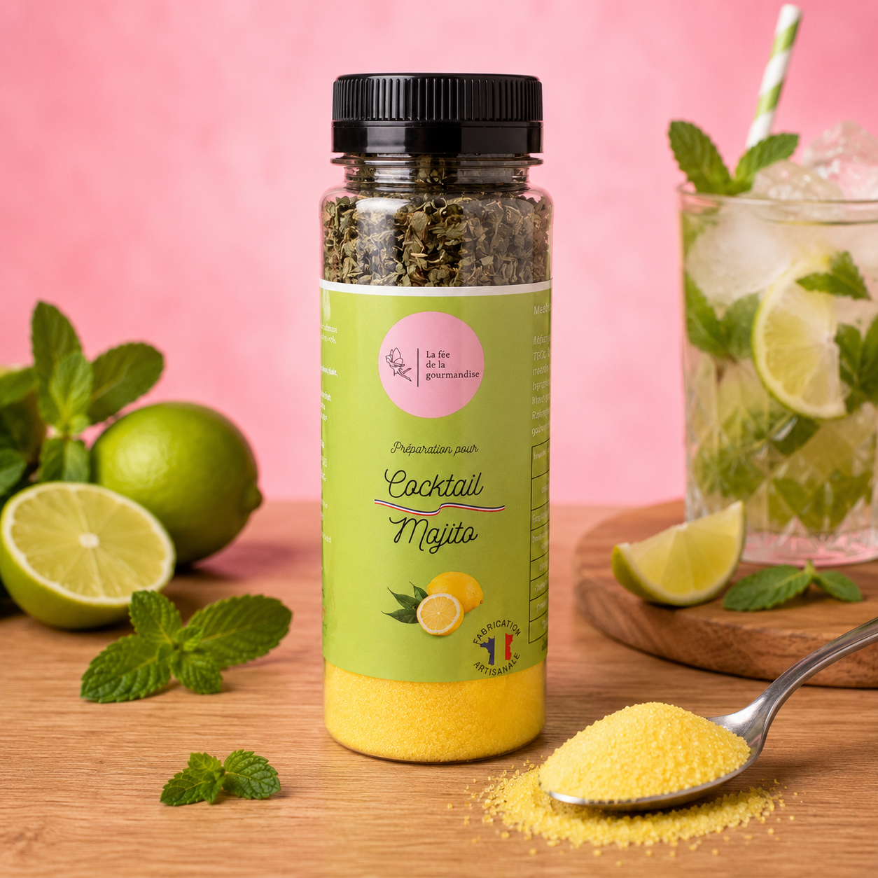 La fée de la gourmandise Univers Sans Sucre cocktail mojito érythritol