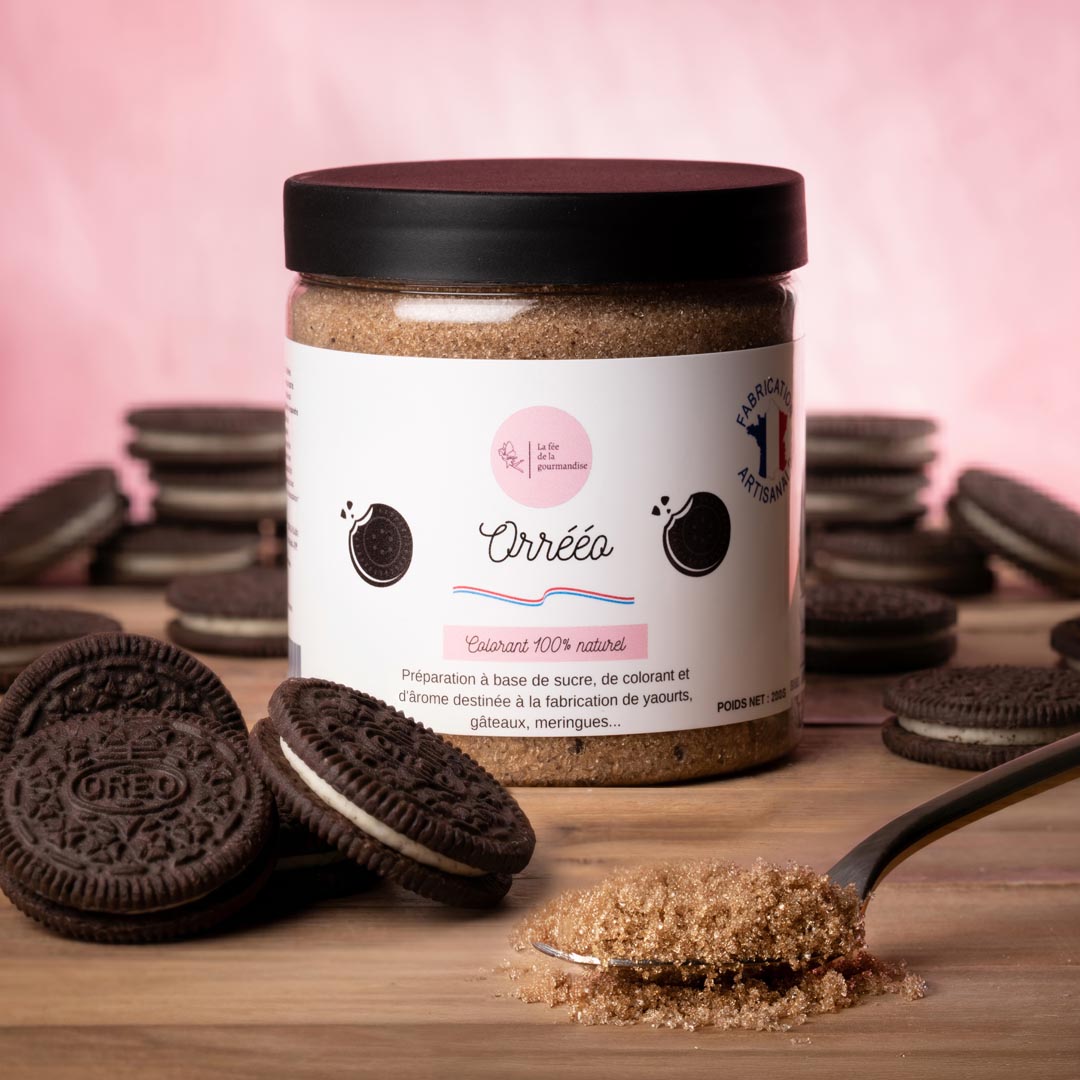 La fée de la gourmandise Orré'éoo sucre aromatisé biscuit 50 g