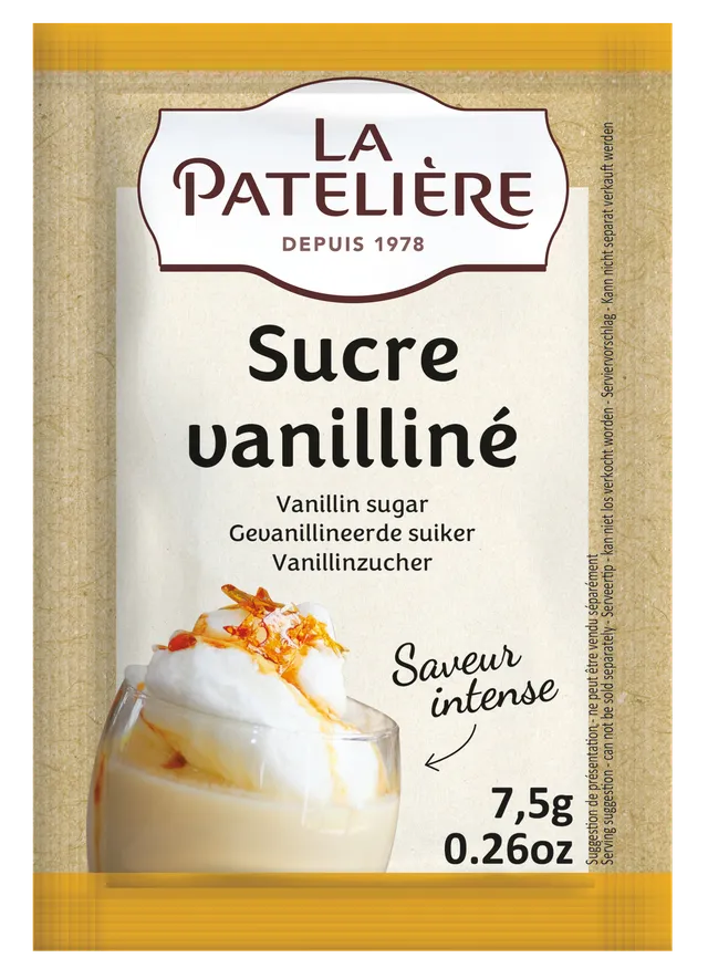 La Patelière Sucre vanilliné sucre pâtisserie note vanille