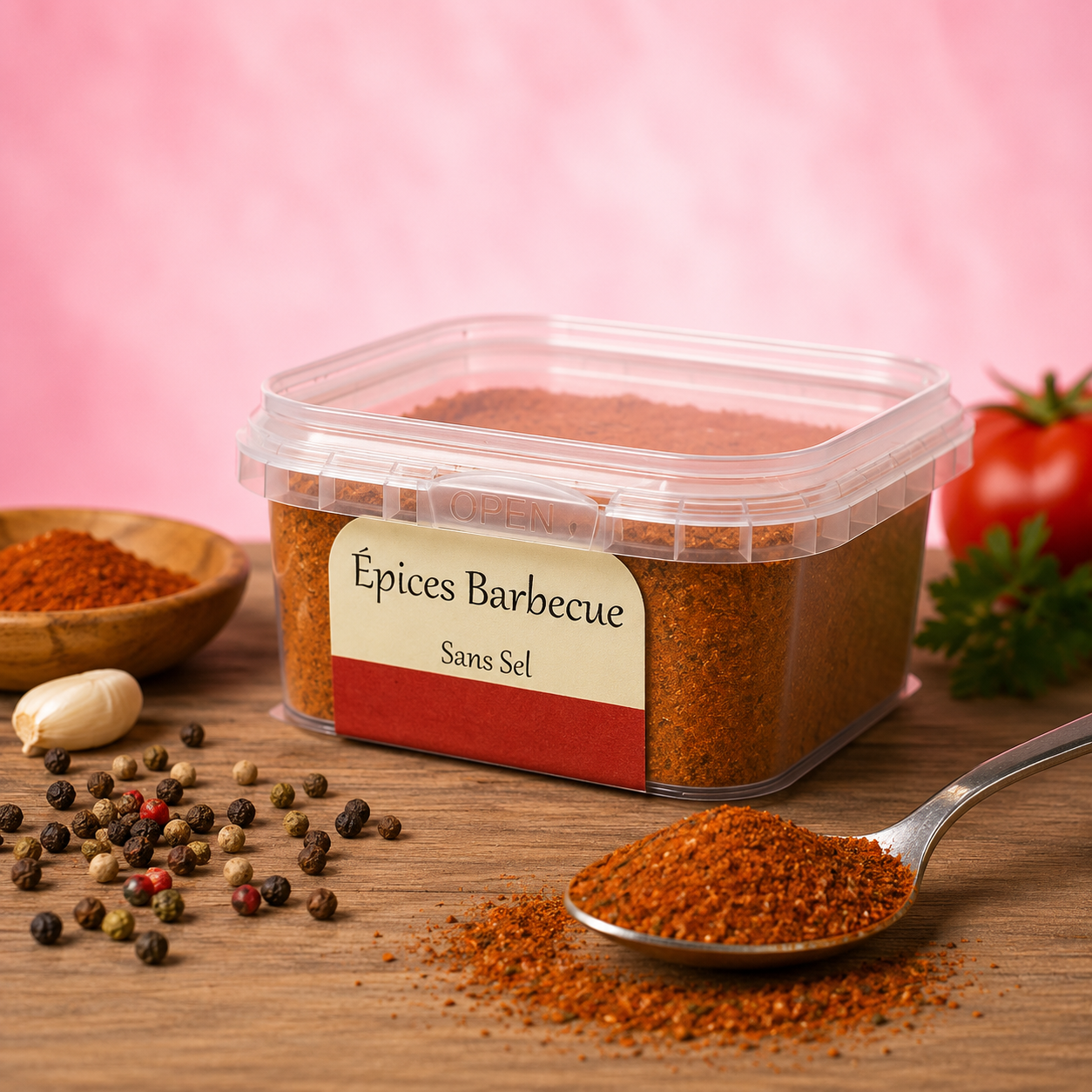 La fée de la gourmandise Terria épices barbecue sans sel 80g