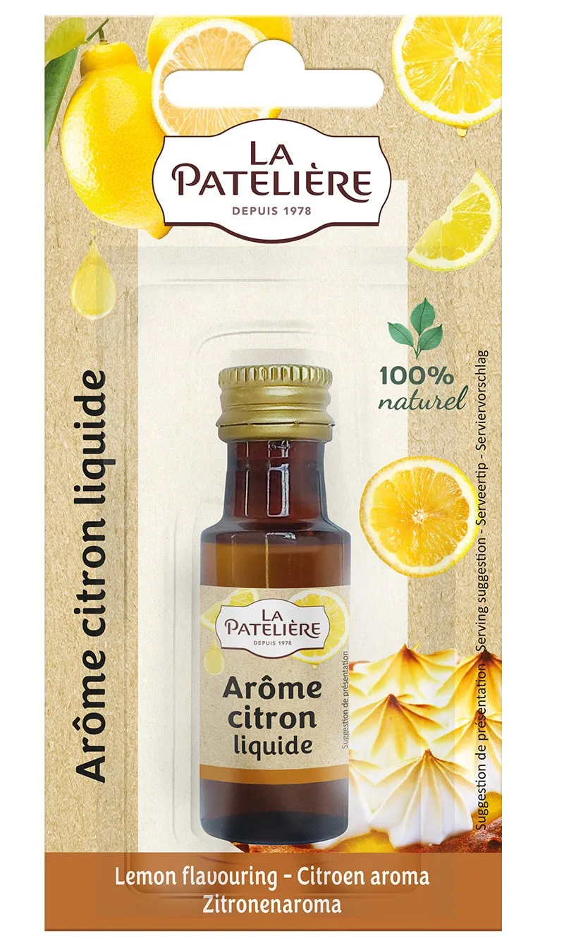 La Patelière Arômes arôme naturel citron pour desserts