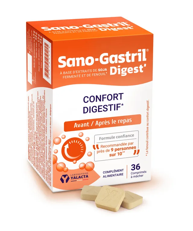 Yalacta Compléments alimentaires SANO-GASTRIL DIGEST’ digestion
