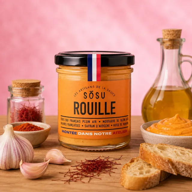 La fée de la gourmandise Sauce Rouille Safranée 140G poisson