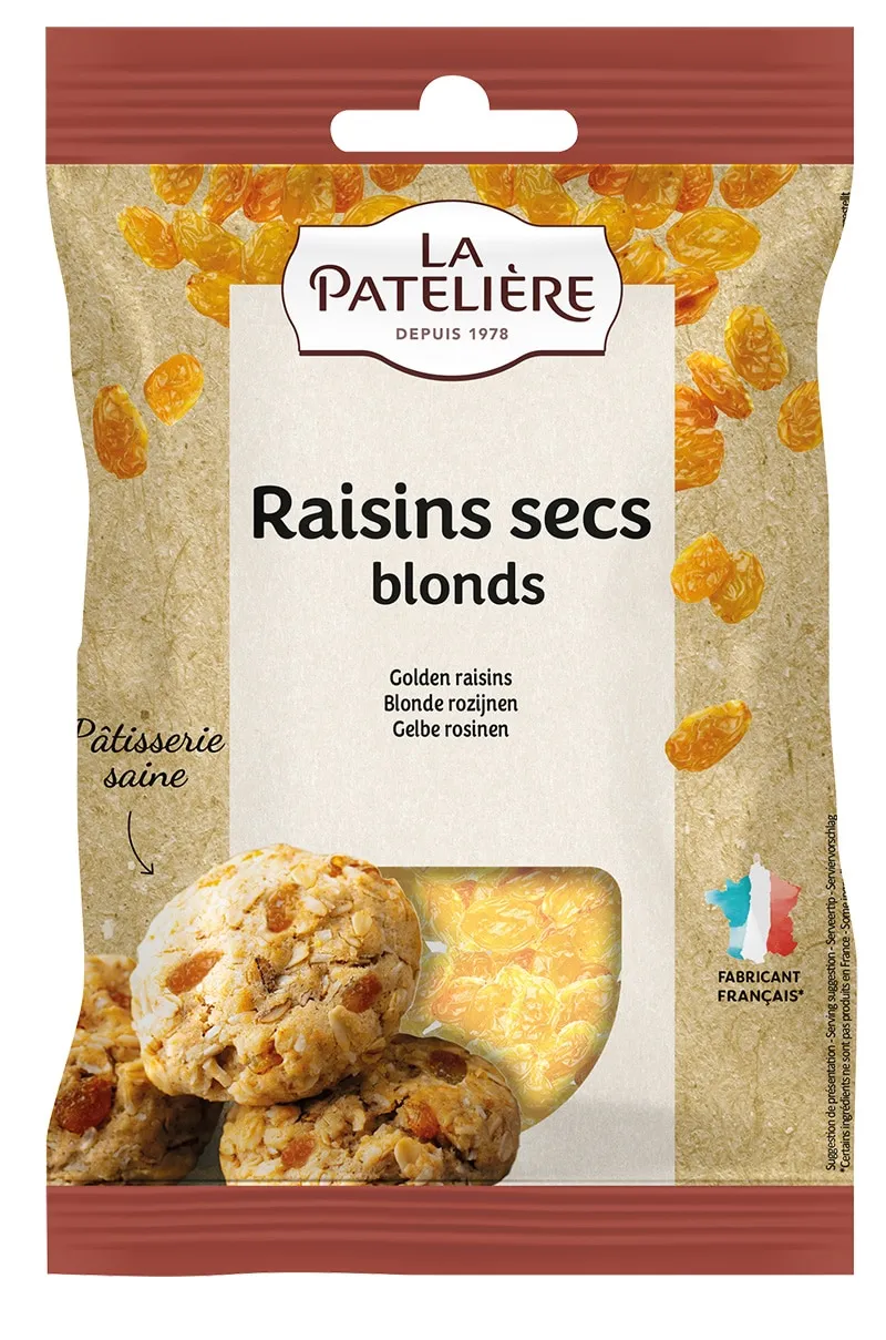 La Patelière Fruits secs raisins secs blonds moelleux