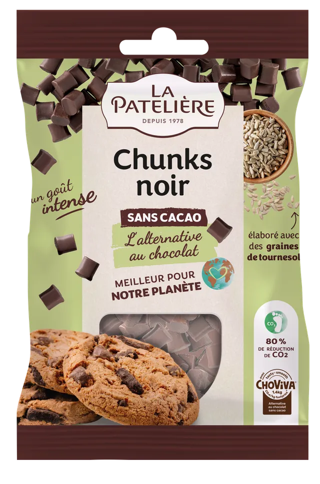 La Patelière Chocolats pépites façon noir sans cacao