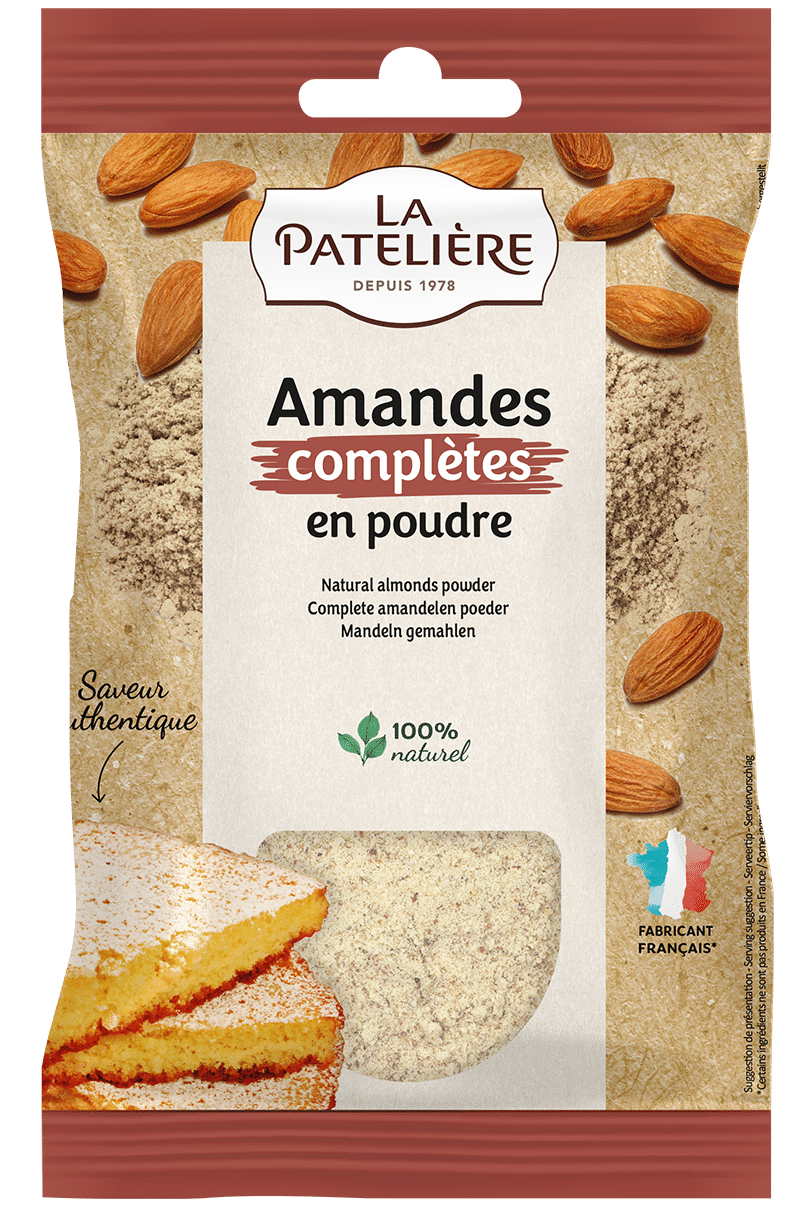 La Patelière Fruits secs Poudre d'amandes complète poudre fine