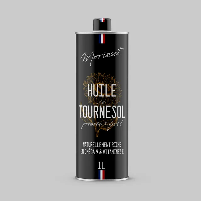 Huilerie Morisset Huile Vierge Tournesol pressée à froid 0,75L cuisson