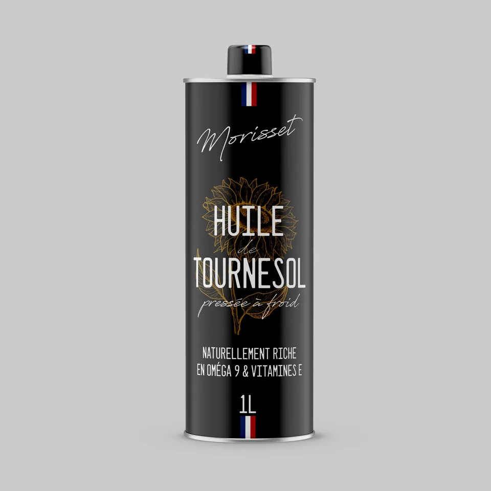 Huilerie Morisset Huile Vierge Tournesol pressée à froid 0,75L cuisson