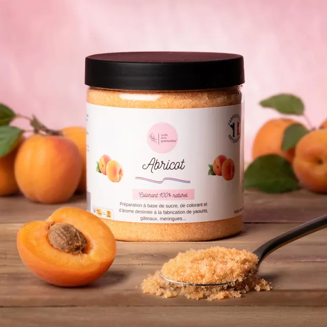 La fée de la gourmandise Sucres aromatisés Abricot sucre parfumé Baby pot 50G