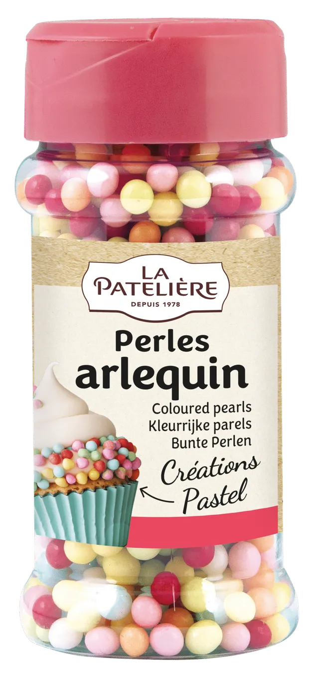 La Patelière Fruits secs Perles Arlequin sucrées décoration