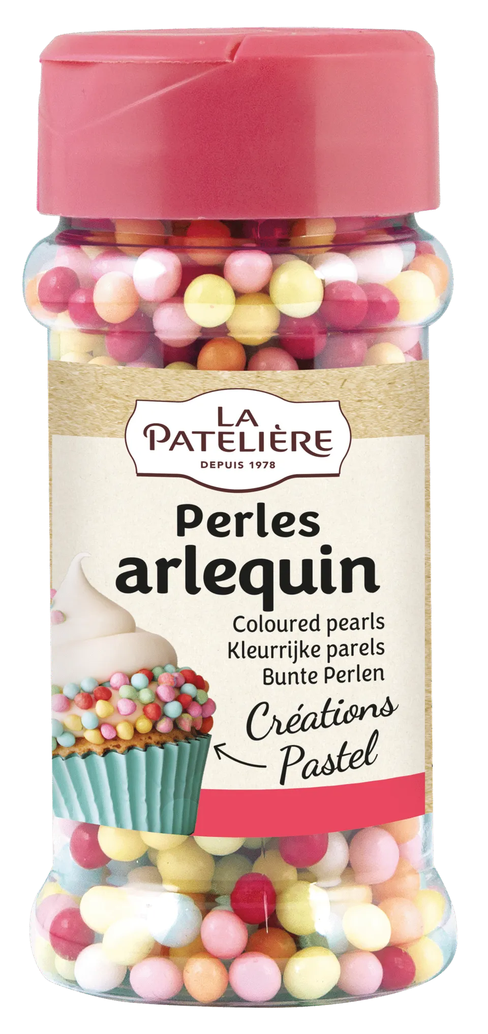 La Patelière Fruits secs Perles Arlequin sucrées décoration