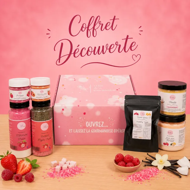 La Fée de la Gourmandise Coffret Découverte coffret 7 saveurs