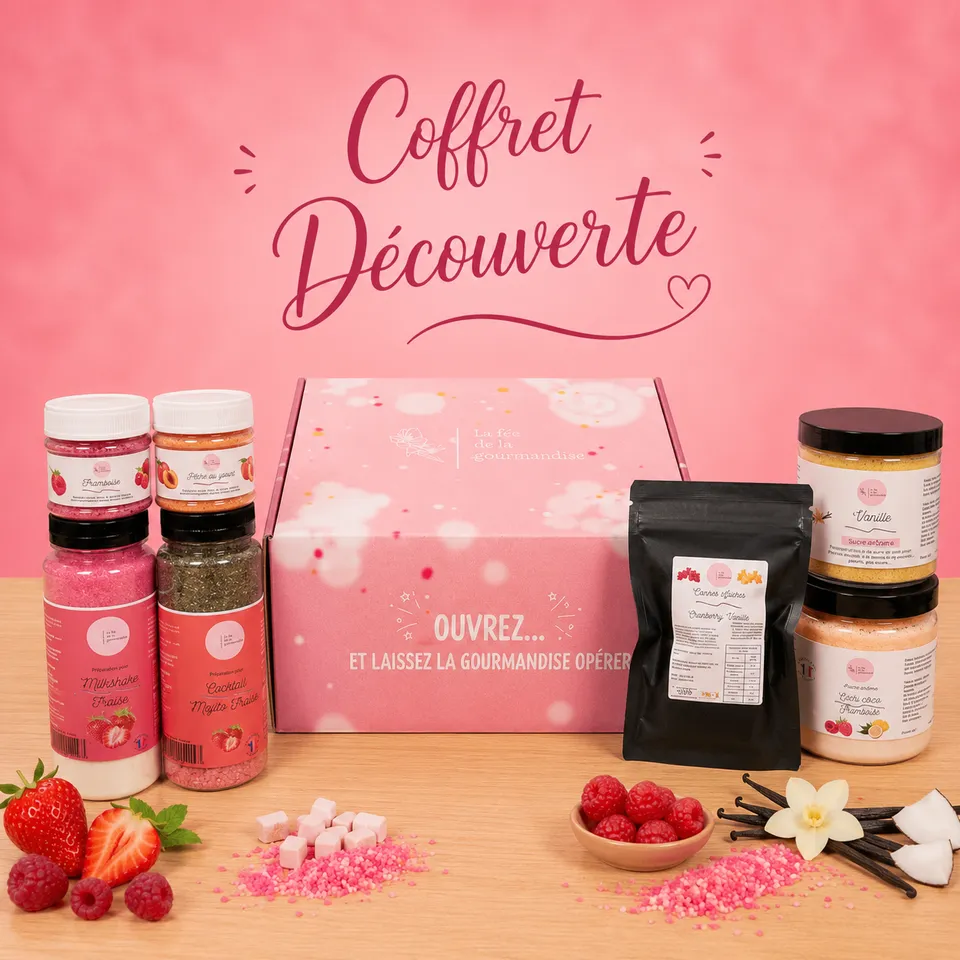 La Fée de la Gourmandise Coffret Découverte coffret 7 saveurs