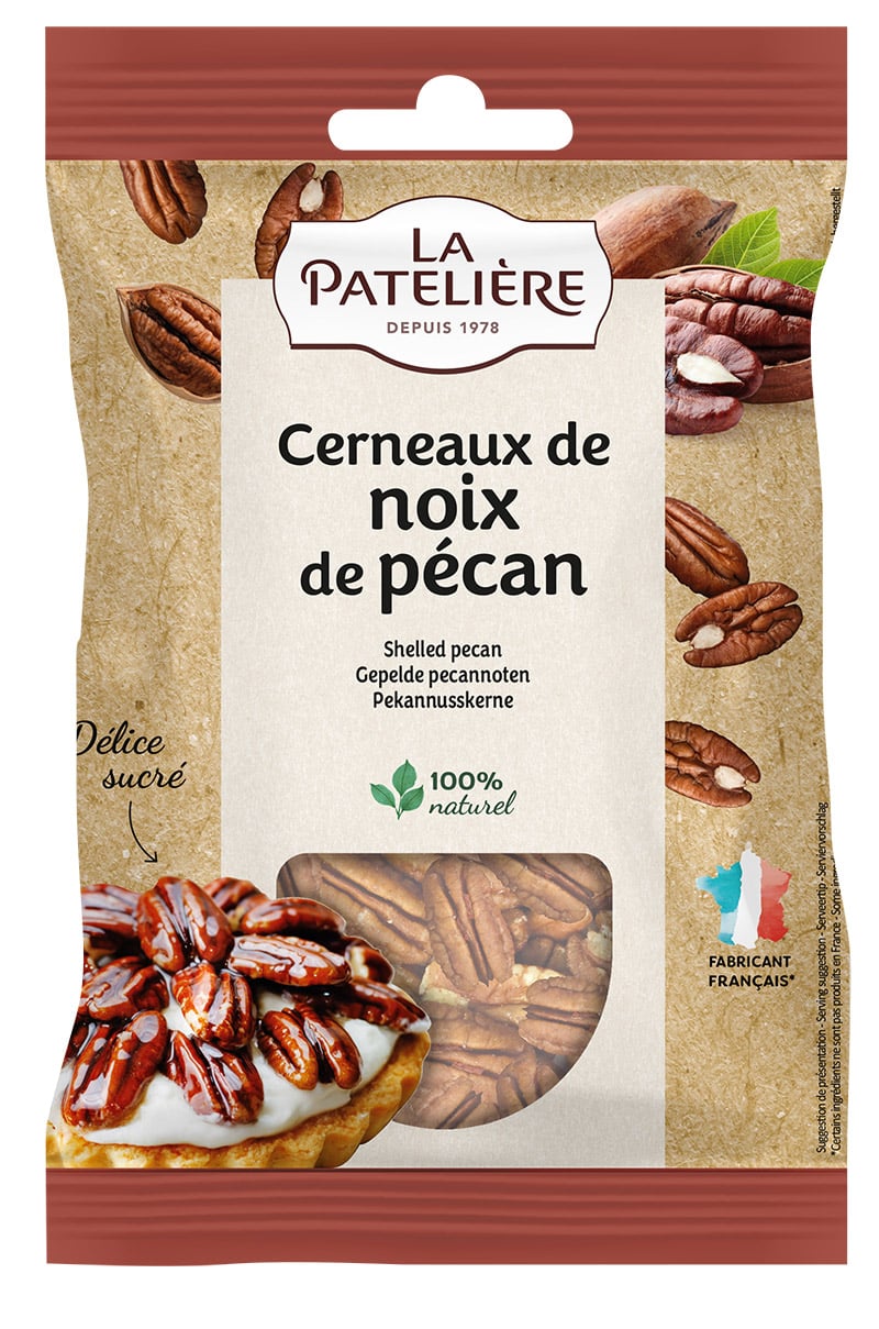 La Patelière Fruits secs cerneaux de noix de pécan naturels