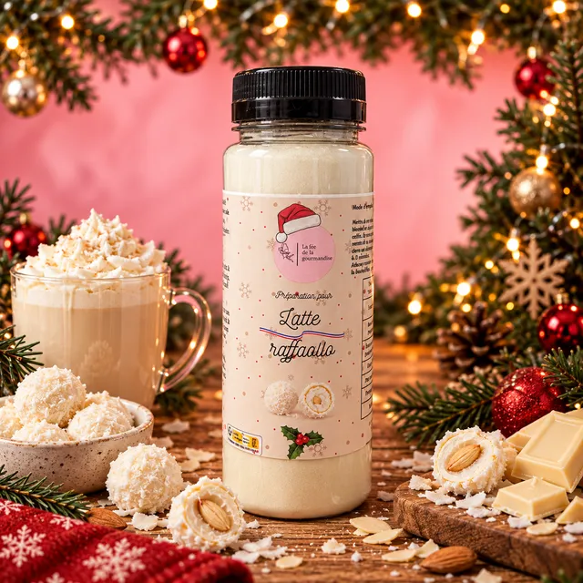 La fée de la gourmandise Latte nuage blanc 160 g milkshake