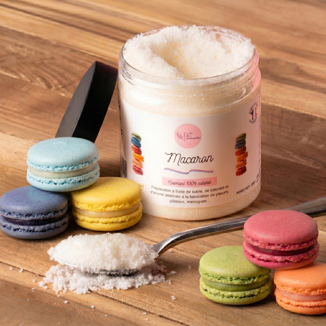 La fée de la gourmandise Sucres aromatisés Macaron sucre 50 g