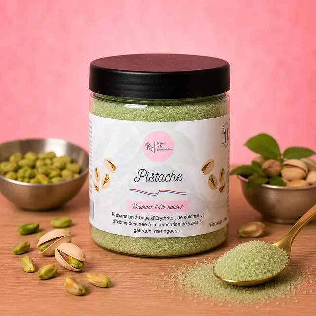 La fée de la gourmandise érythritol pistache sans sucre 250g