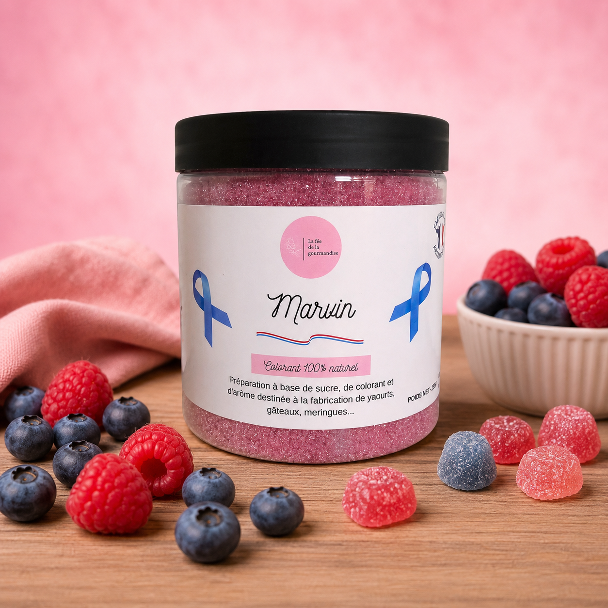 La fée de la gourmandise Sucres aromatisés Marvin sucre parfumé