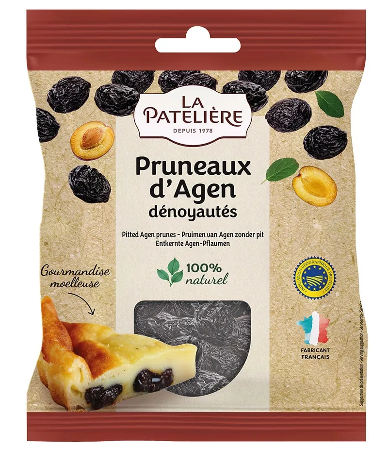 La Patelière Fruits confits pruneaux d'Agen moelleux sucrés