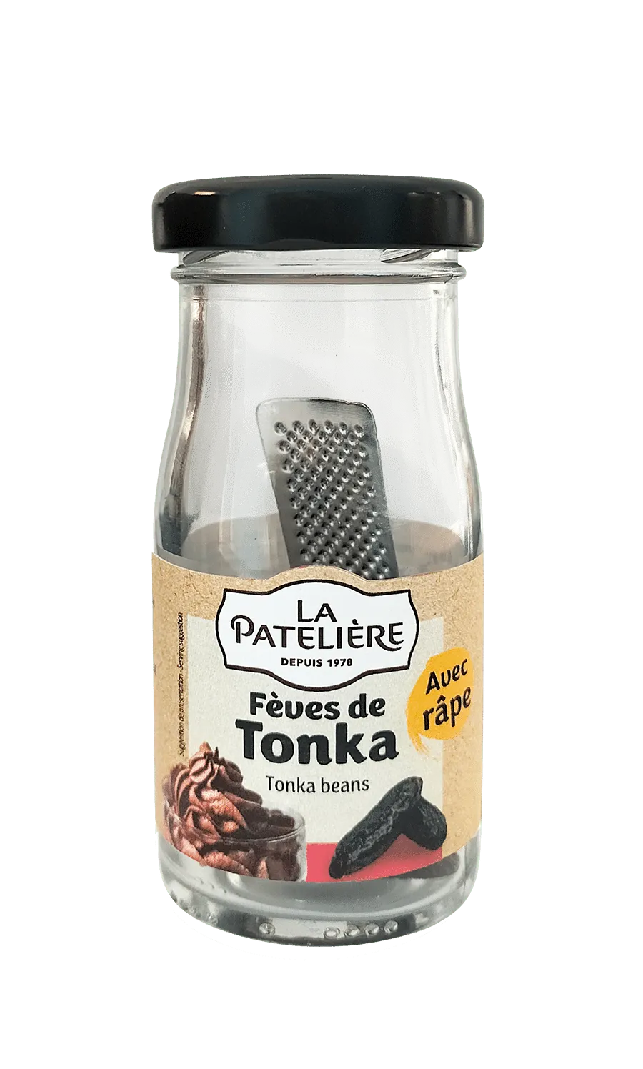 La Patelière Vanilles et épices Fèves de Tonka avec râpe