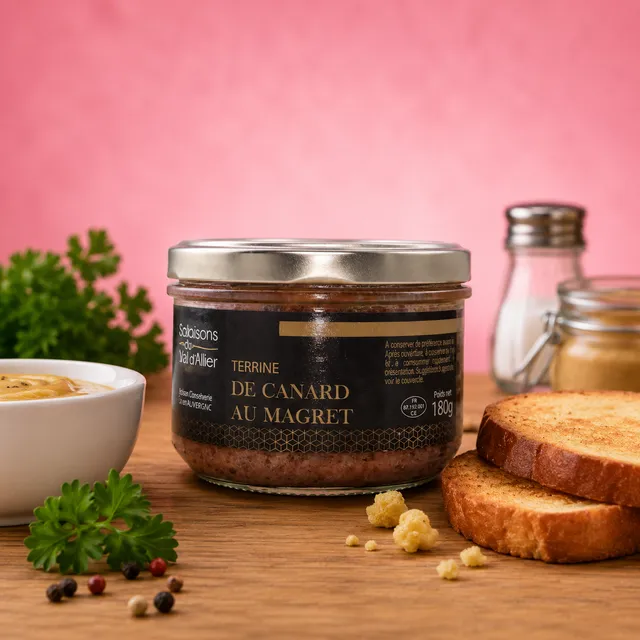La fée de la gourmandise Terrine de canard au magret terrine 180g