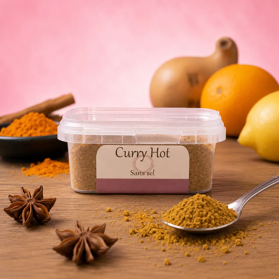 La fée de la gourmandise Curry Hot épices 80g force 3/5