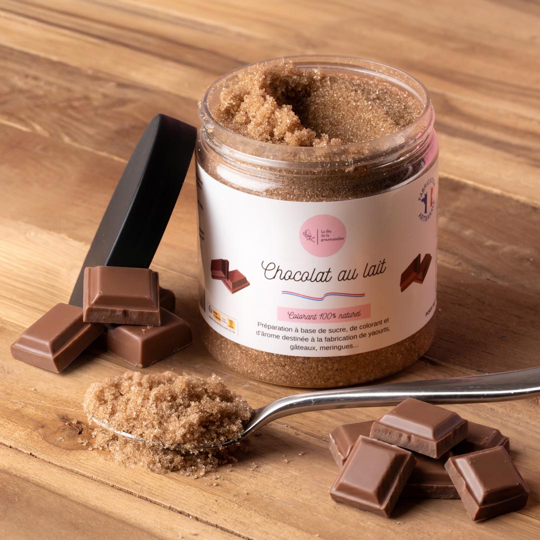 La fée de la gourmandise sucre chocolat au lait baby pot 50g