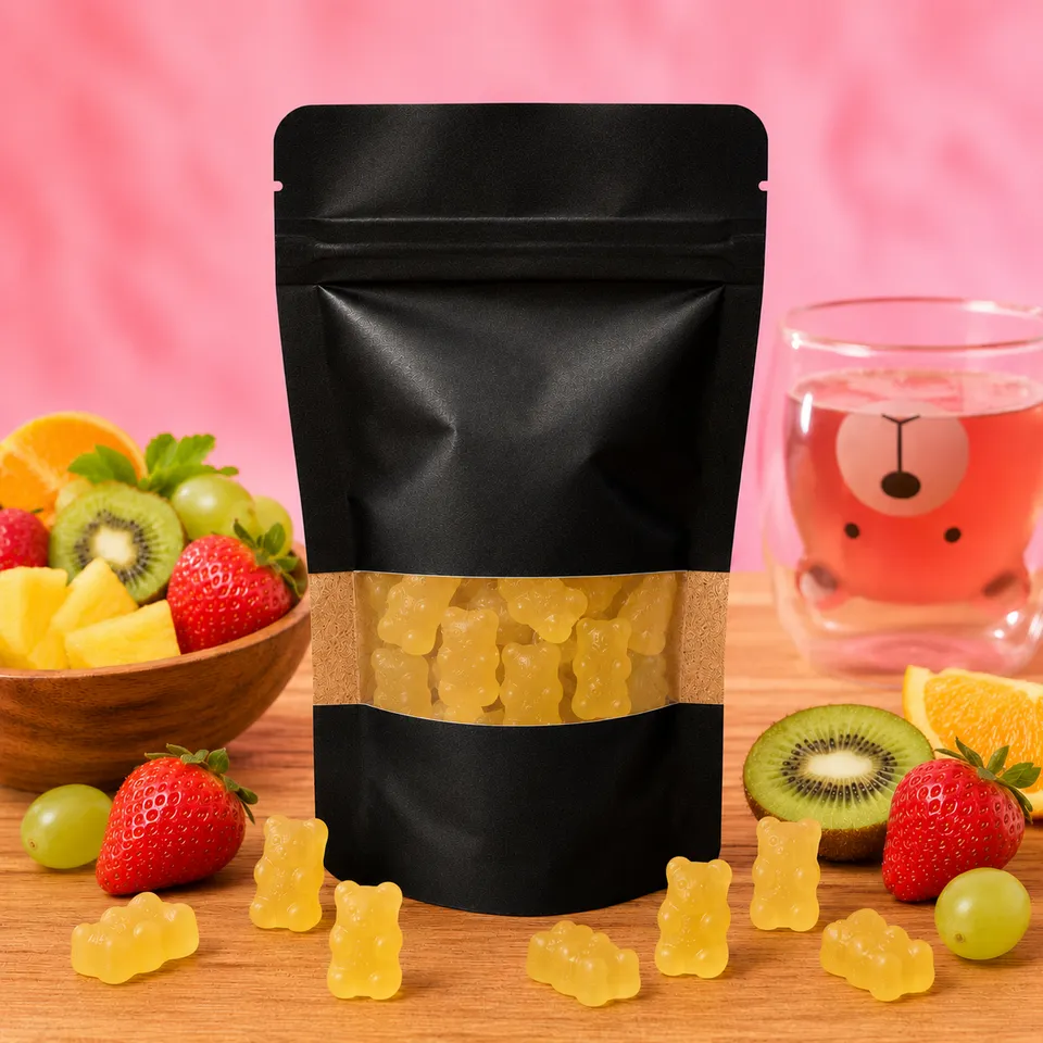 La fée de la gourmandise Ourson infusion salade de fruits