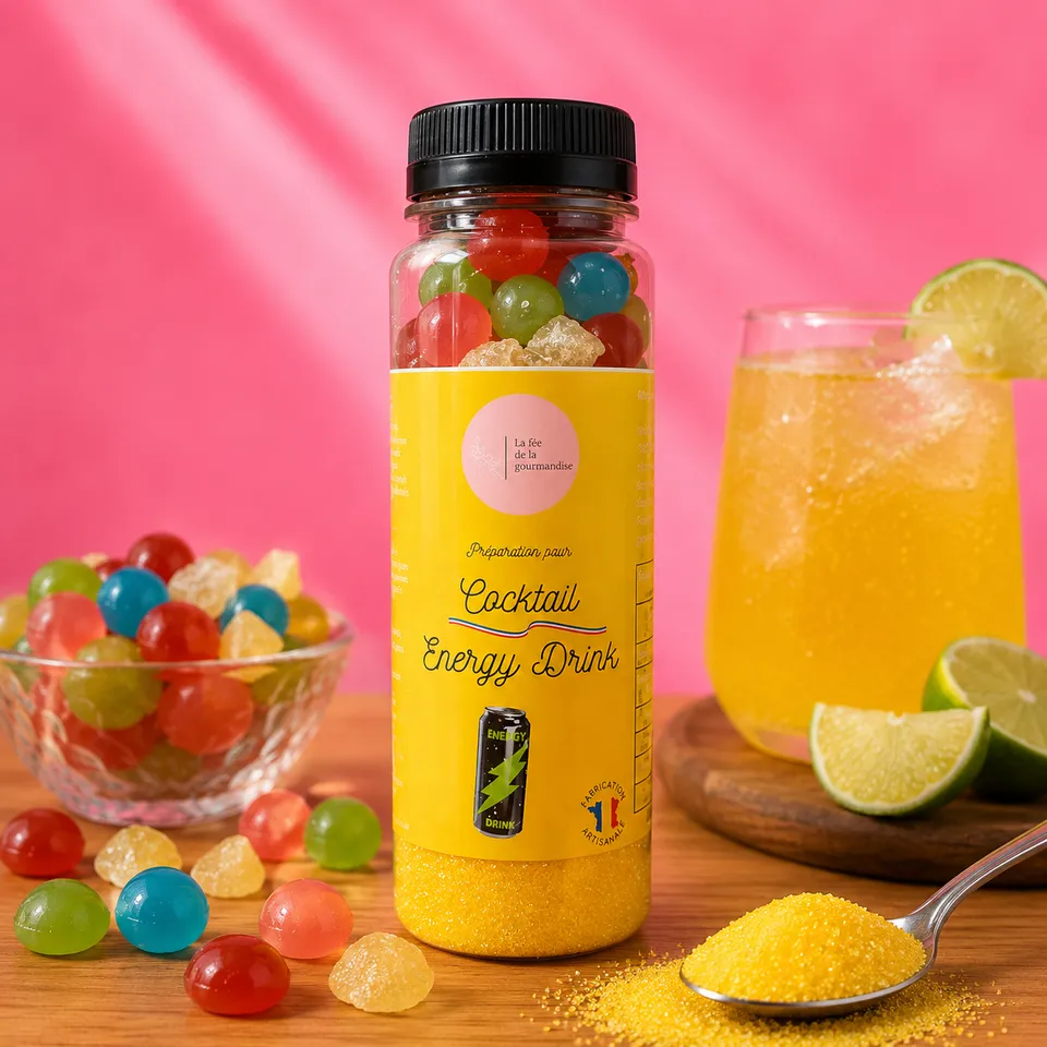 La fée de la gourmandise Cocktail energy drink préparation